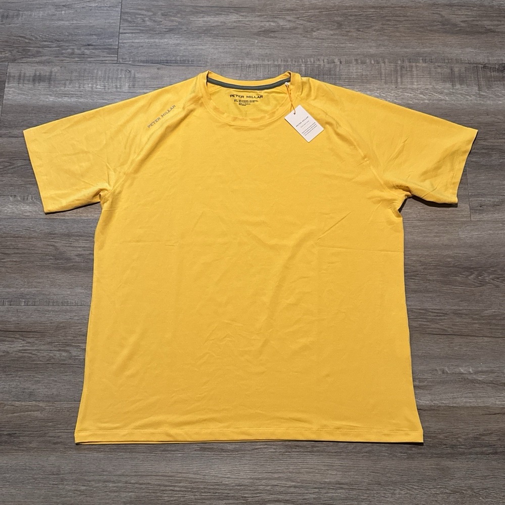NEW Peter Millar Crown Sport Active Men's XL Chutney Performance Aurora T-Shirt
